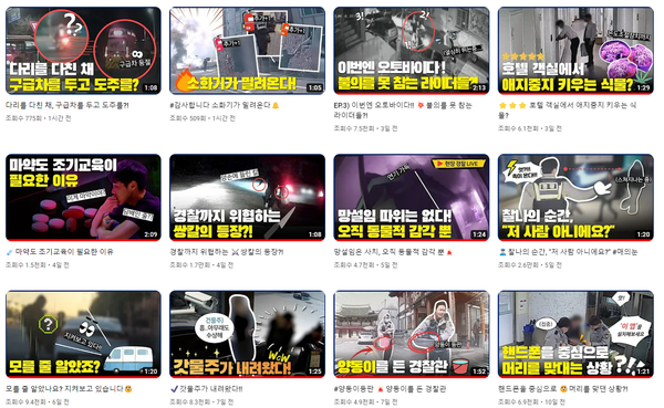 중앙행정기관 유튜브 총 195건 영상 게재. 기관 평균 4.95건!
